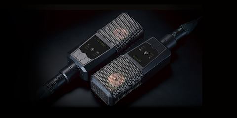This image shows a matched pair of the LCT 550 cardioid condenser microphone.