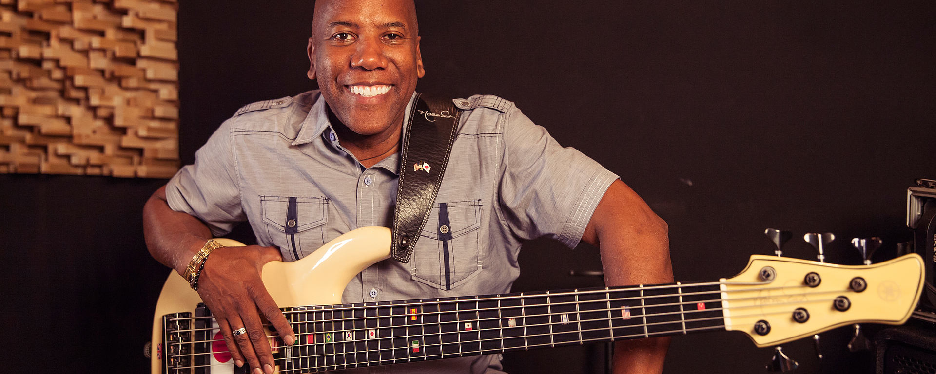 Nathan East with his Bass